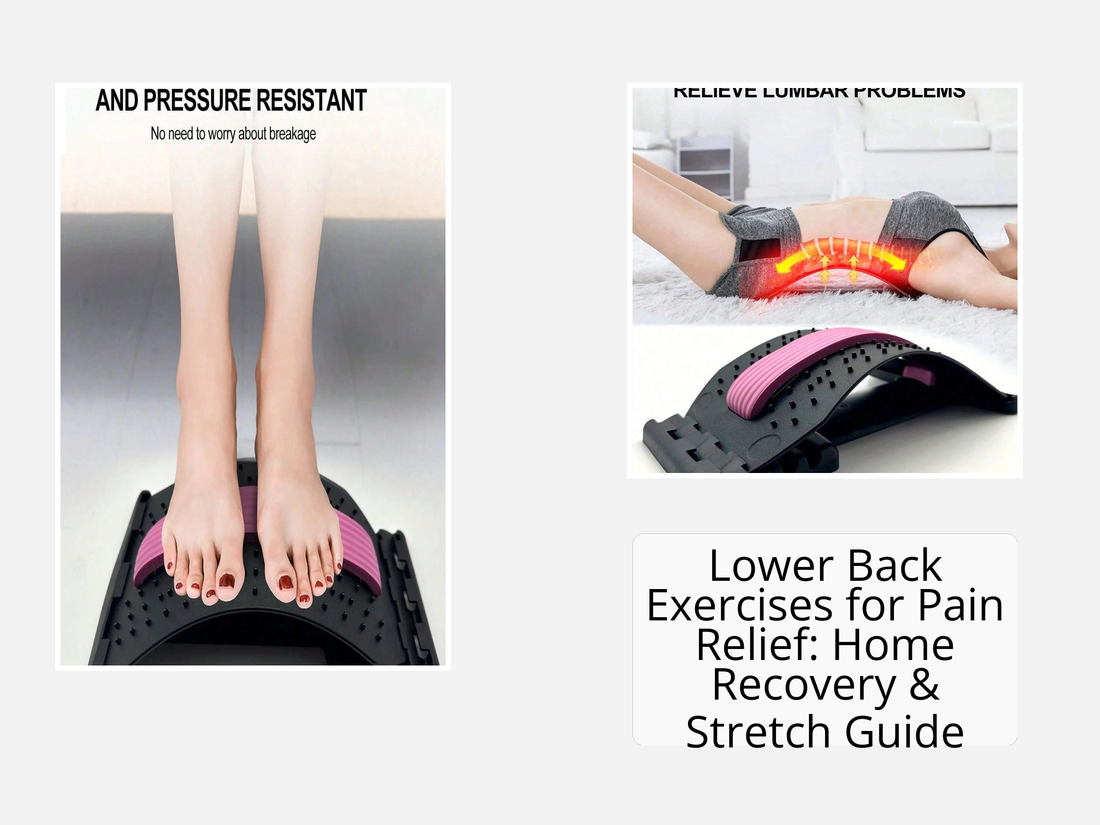 Lower Back Exercises for Pain Relief: Home Recovery & Stretch Guide