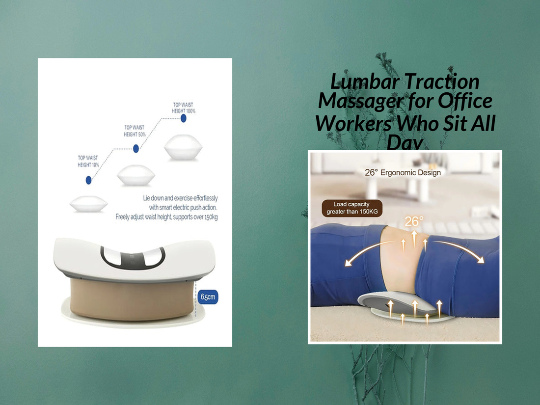 Lumbar Traction Massager for Office Workers Who Sit All Day