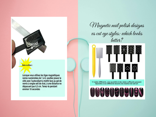 Magnetic nail polish designs vs cat eye styles: which looks better?