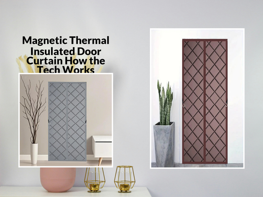 Magnetic Thermal Insulated Door Curtain How the Tech Works