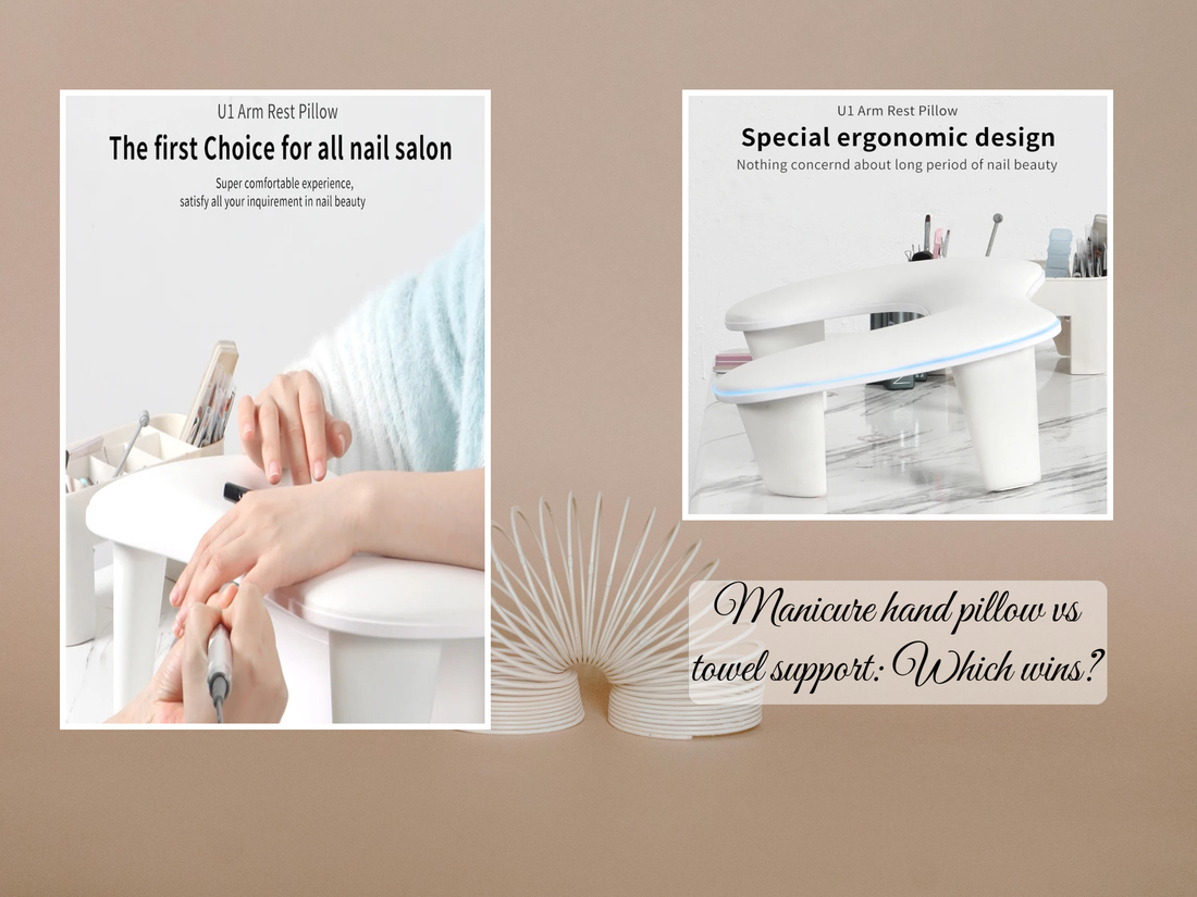 Manicure hand pillow vs towel support: Which wins?