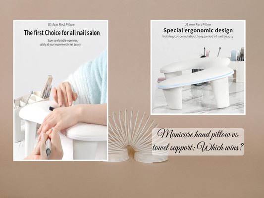 Manicure hand pillow vs towel support: Which wins?