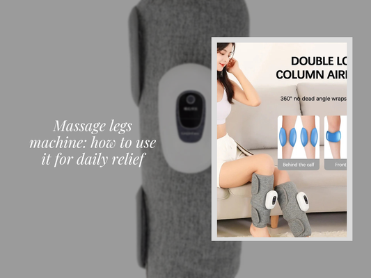 Massage legs machine: how to use it for daily relief