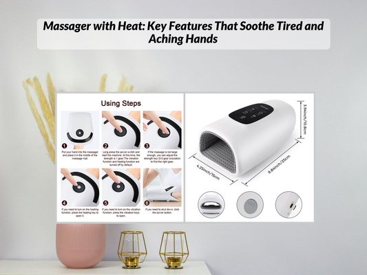 Massager with Heat: Key Features That Soothe Tired and Aching Hands