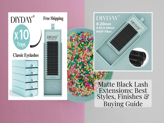 Matte Black Lash Extensions: Best Styles, Finishes & Buying Guide