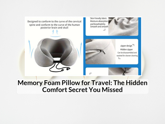 Memory Foam Pillow for Travel: The Hidden Comfort Secret You Missed