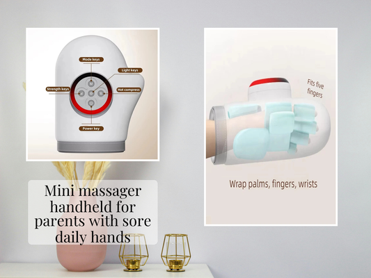 Mini massager handheld for parents with sore daily hands