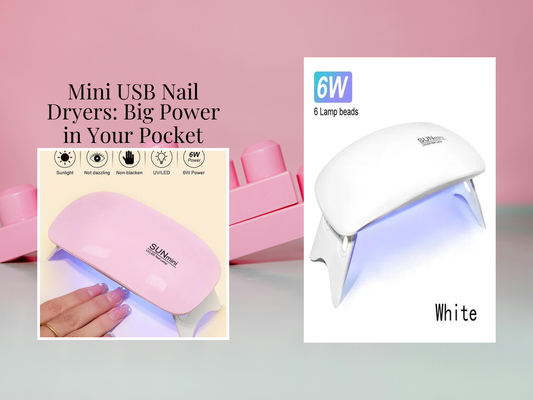 Mini USB Nail Dryers: Big Power in Your Pocket