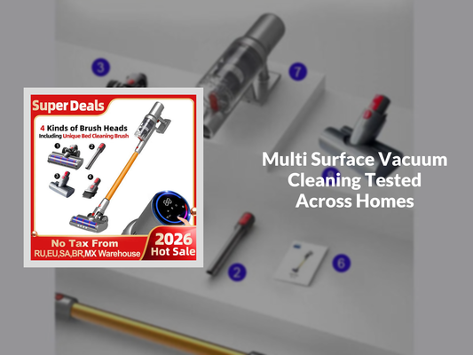Multi Surface Vacuum Cleaning Tested Across Homes
