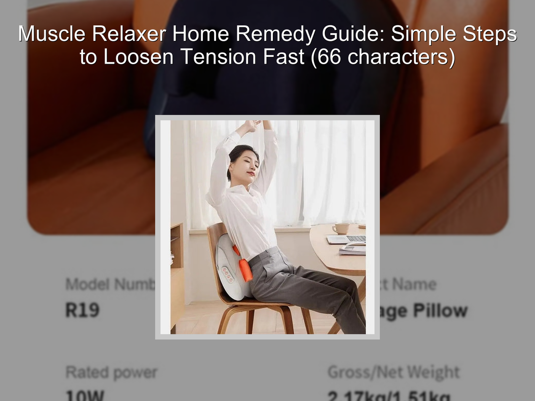 Muscle Relaxer Home Remedy Guide: Simple Steps to Loosen Tension Fast (66 characters)
