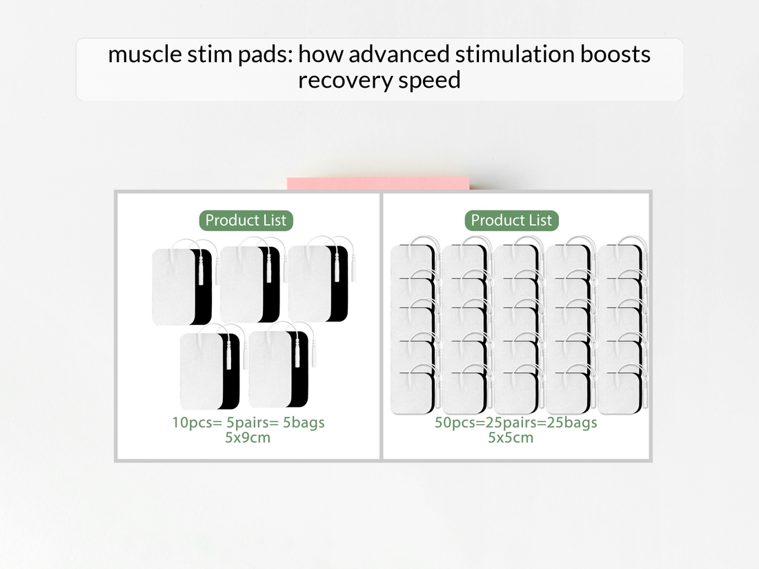 muscle stim pads: how advanced stimulation boosts recovery speed