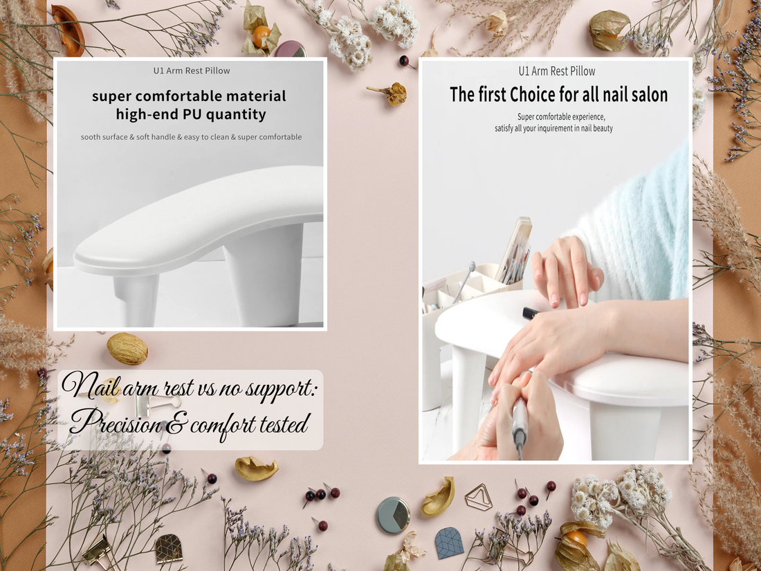 Nail arm rest vs no support: Precision & comfort tested