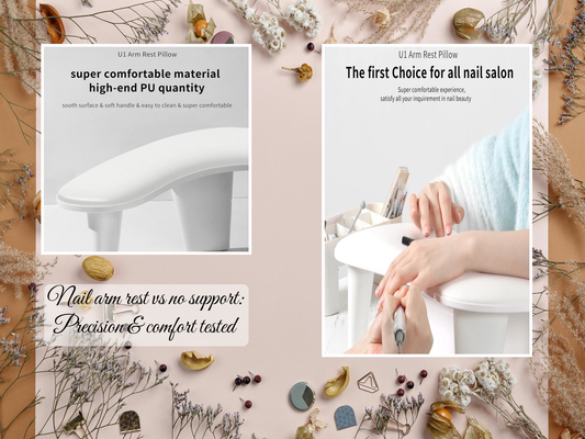 Nail arm rest vs no support: Precision & comfort tested