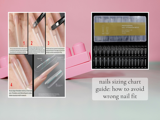nails sizing chart guide: how to avoid wrong nail fit