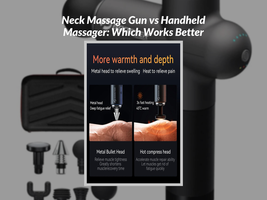 Neck Massage Gun vs Handheld Massager: Which Works Better