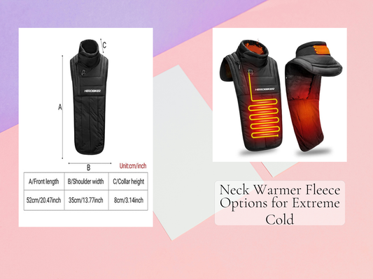 Neck Warmer Fleece Options for Extreme Cold