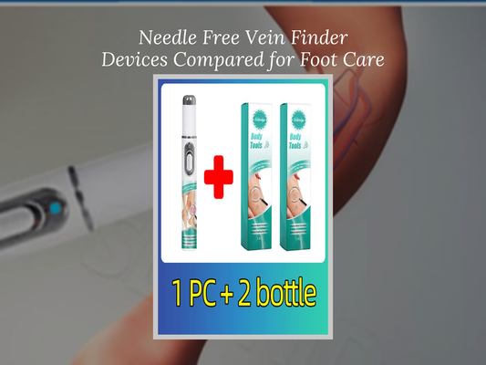 Needle Free Vein Finder Devices Compared for Foot Care