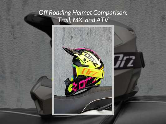 Off Roading Helmet Comparison: Trail, MX, and ATV
