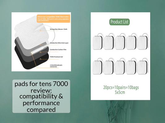 pads for tens 7000 review: compatibility & performance compared
