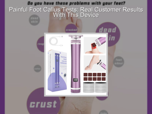 Painful Foot Callus Tests: Real Customer Results With This Device