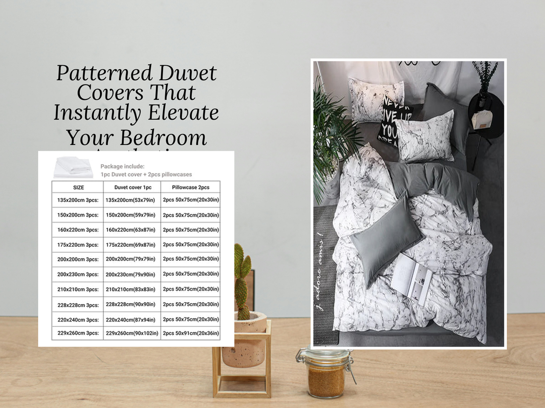 Patterned Duvet Covers That Instantly Elevate Your Bedroom Aesthetic