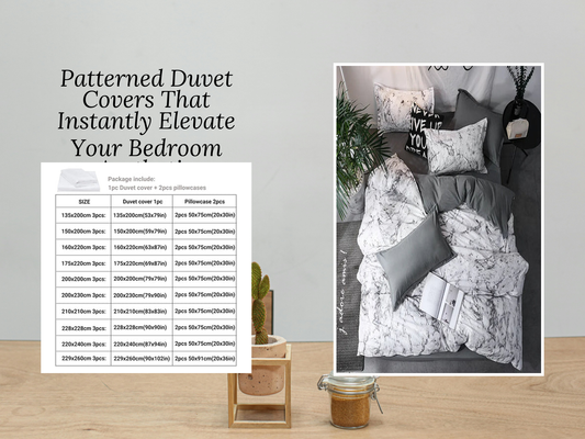 Patterned Duvet Covers That Instantly Elevate Your Bedroom Aesthetic