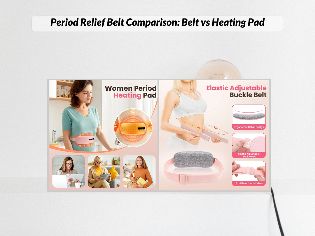 Period Relief Belt Comparison: Belt vs Heating Pad