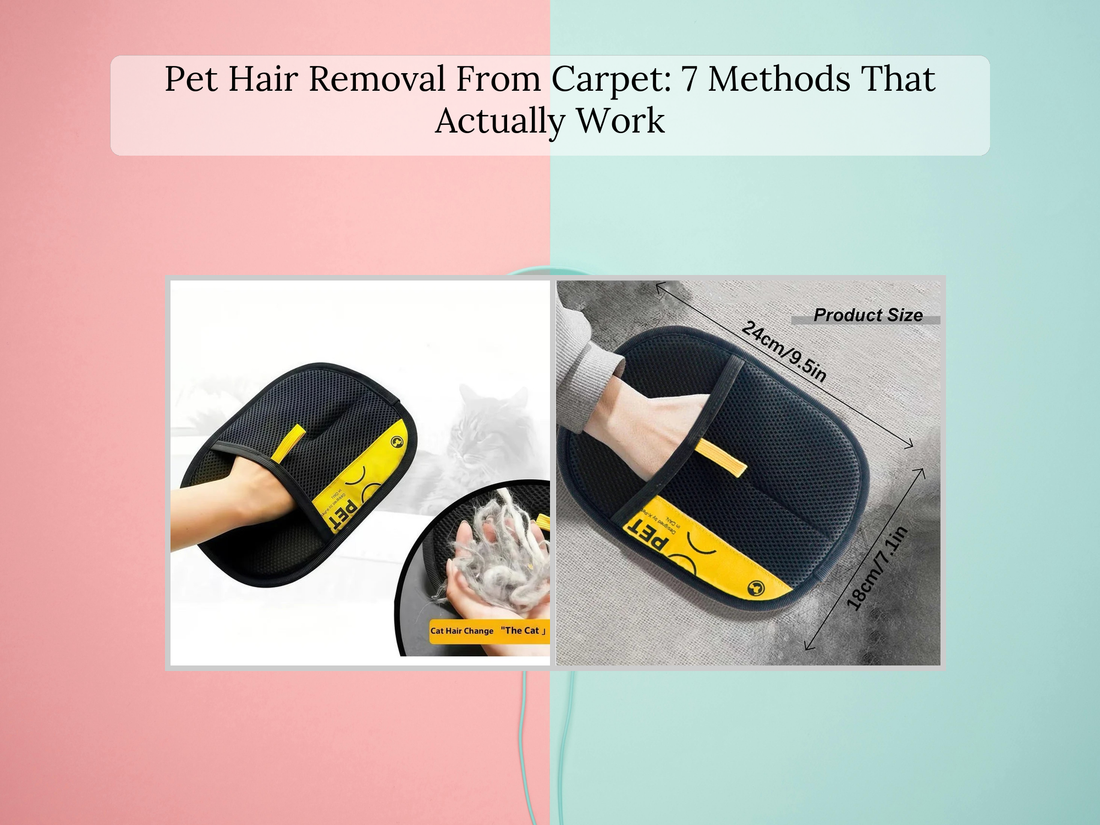 Pet Hair Removal From Carpet: 7 Methods That Actually Work