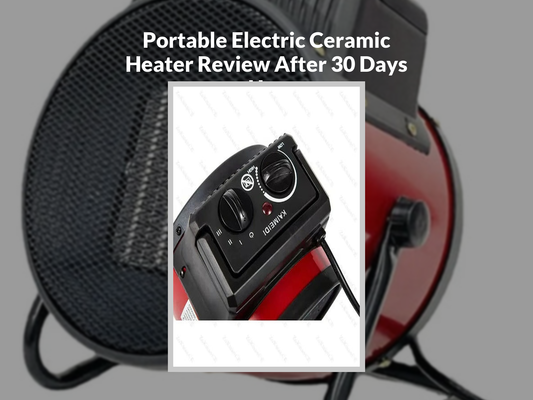 Portable Electric Ceramic Heater Review After 30 Days Use