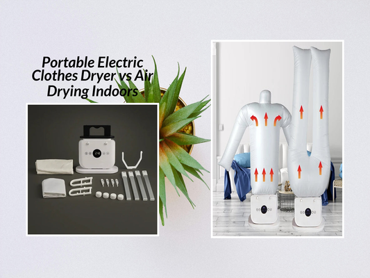 Portable Electric Clothes Dryer vs Air Drying Indoors