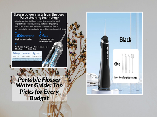 Portable Flosser Water Guide: Top Picks for Every Budget