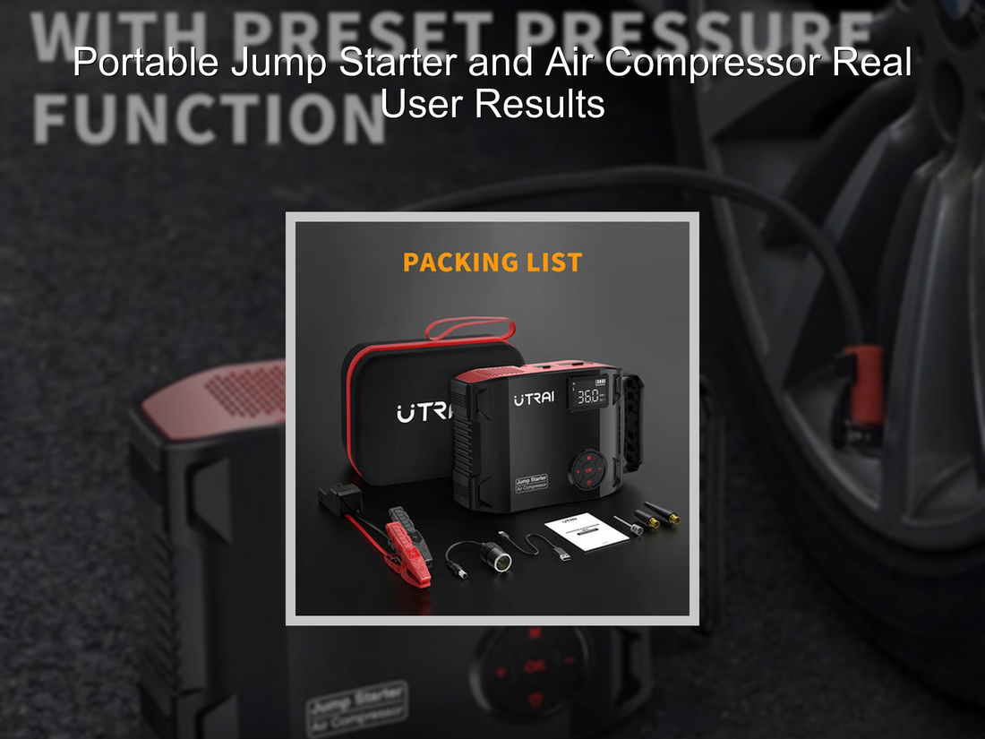 Portable Jump Starter and Air Compressor Real User Results