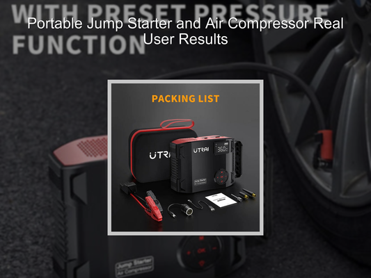 Portable Jump Starter and Air Compressor Real User Results