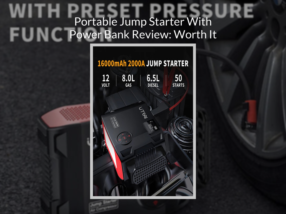 Portable Jump Starter With Power Bank Review: Worth It