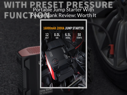 Portable Jump Starter With Power Bank Review: Worth It