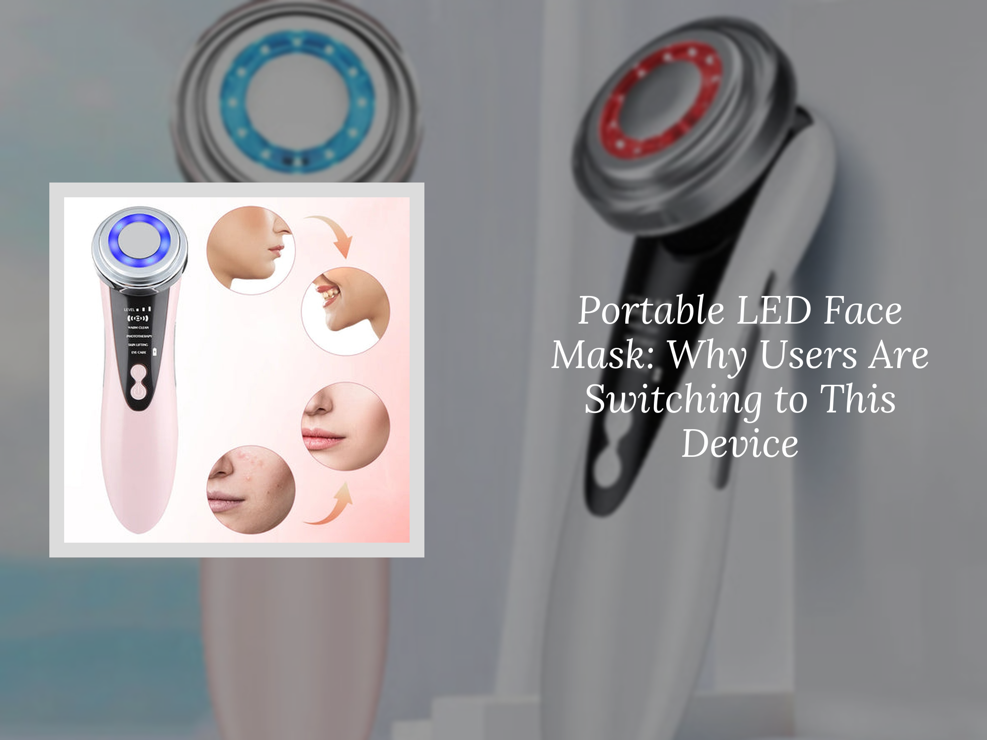 Led Face Device Portable LED Face Mask: Why Users Are Switching to This Device – KentDO ...