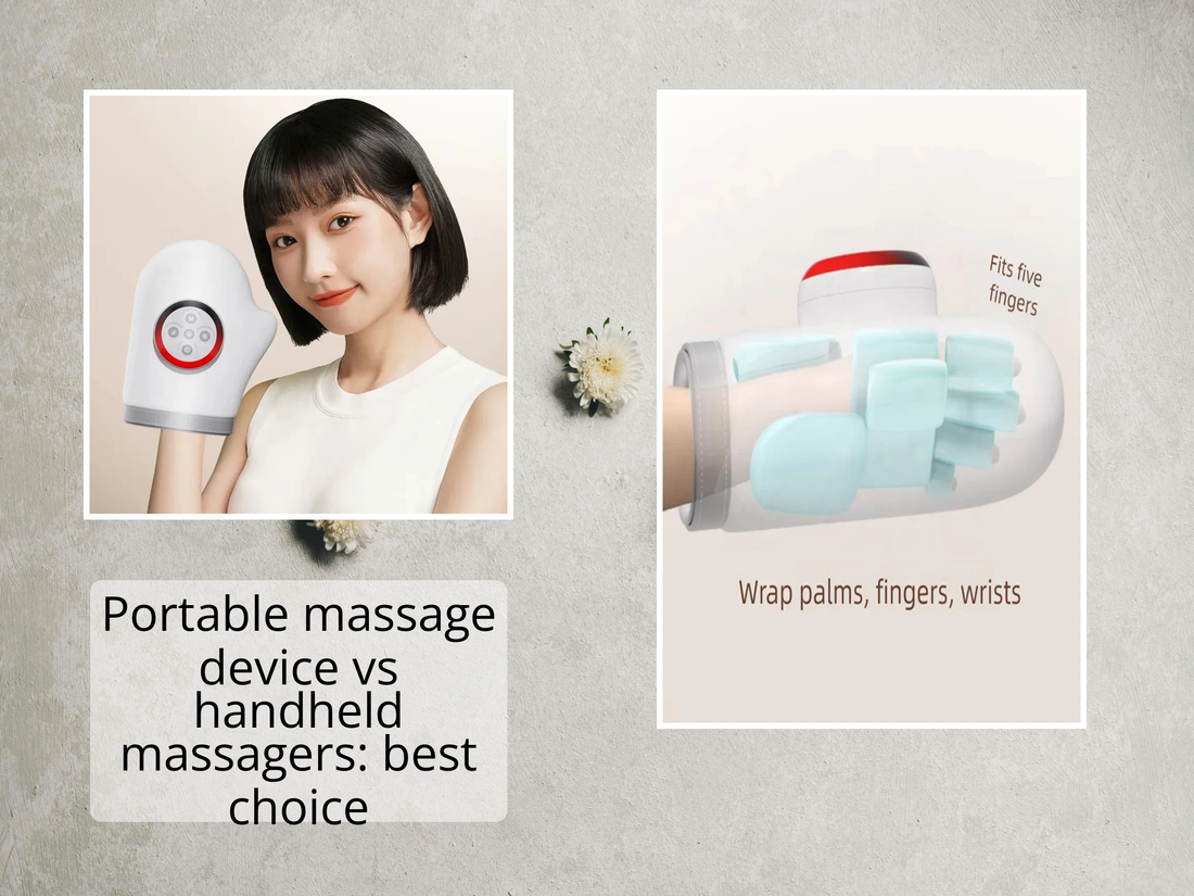 Portable massage device vs handheld massagers: best choice