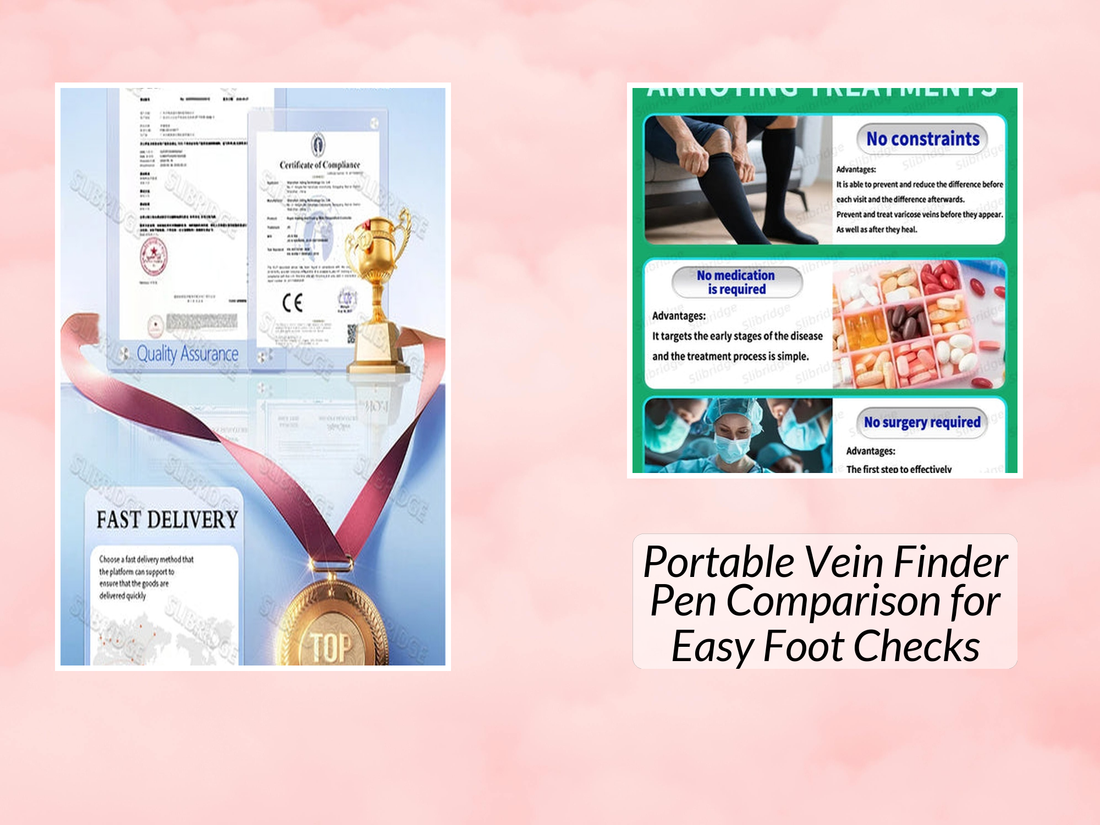 Portable Vein Finder Pen Comparison for Easy Foot Checks