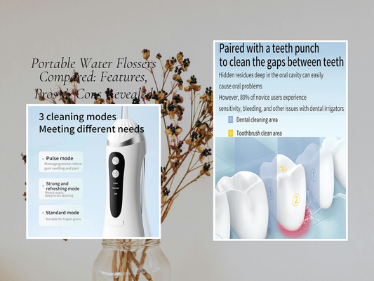 Portable Water Flossers Compared: Features, Pros & Cons Revealed