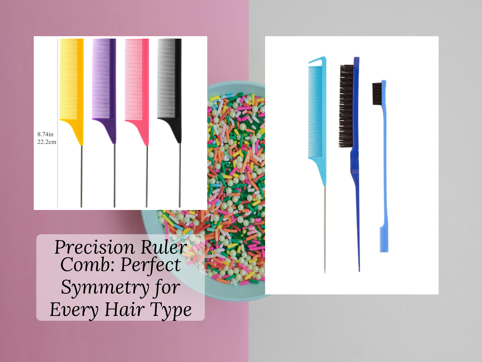 Precision Hair Ruler Precision Ruler Comb: Perfect Symmetry for Every Hair Type – KentDO ...