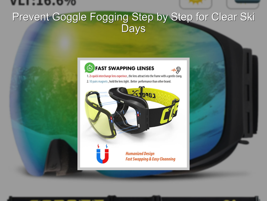 Prevent Goggle Fogging Step by Step for Clear Ski Days