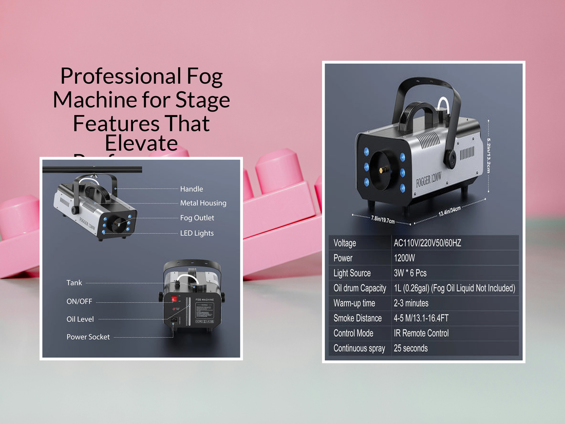 Professional Fog Machine for Stage Features That Elevate Performances