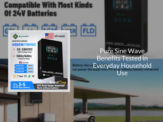 Pure Sine Wave Benefits Tested in Everyday Household Use