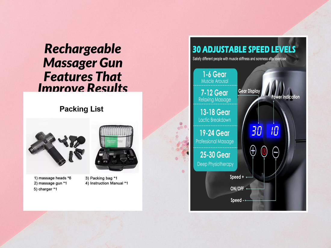 Rechargeable Massager Gun Features That Improve Results