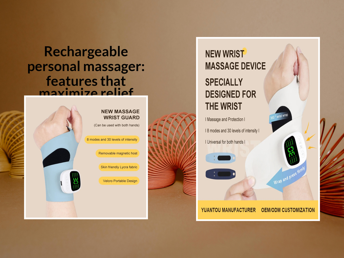 Rechargeable personal massager: features that maximize relief