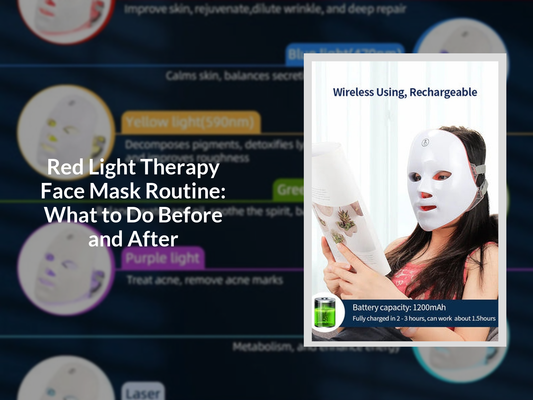 Red Light Therapy Face Mask Routine: What to Do Before and After
