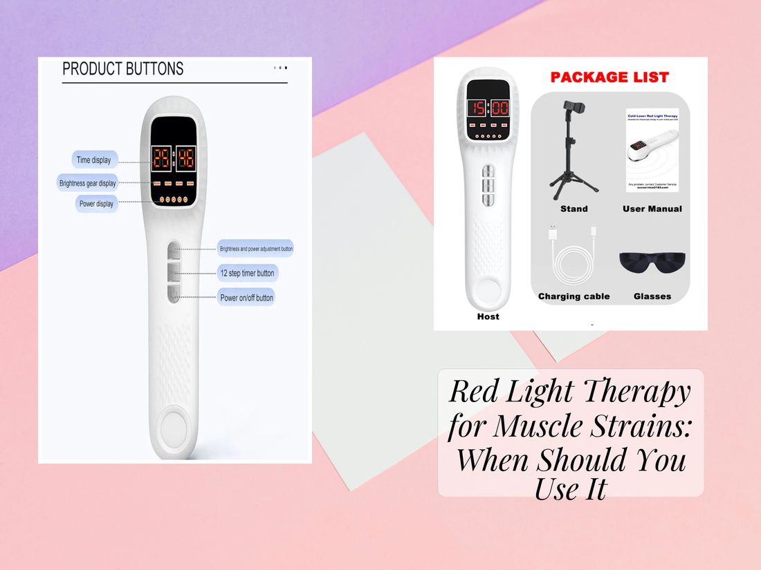 Red Light Therapy for Muscle Strains: When Should You Use It