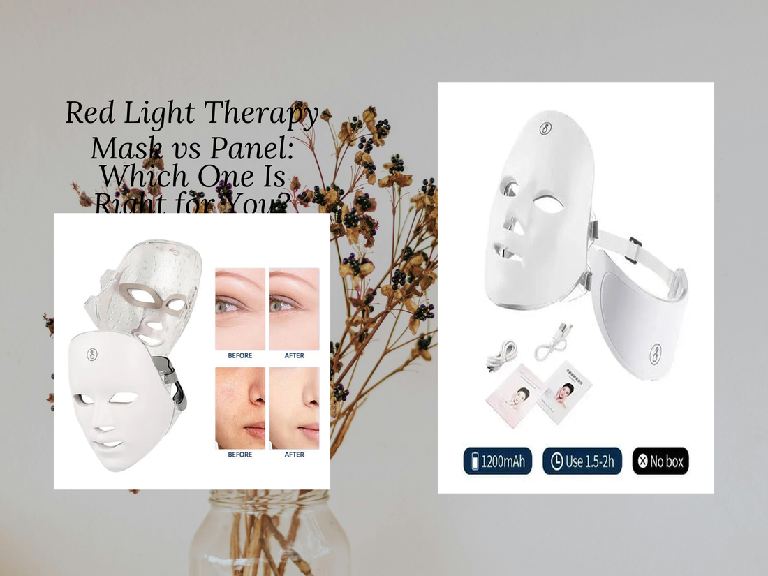Red Light Therapy Mask vs Panel: Which One Is Right for You?