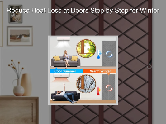 Reduce Heat Loss at Doors Step by Step for Winter