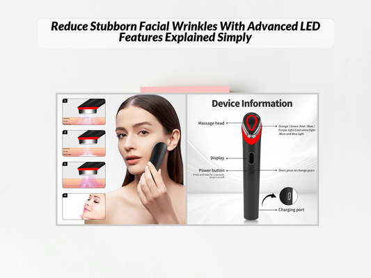 Reduce Stubborn Facial Wrinkles With Advanced LED Features Explained Simply